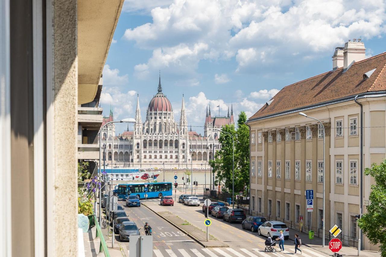Bright Studio With Parliament View, Free Parking Budapeste Exterior foto